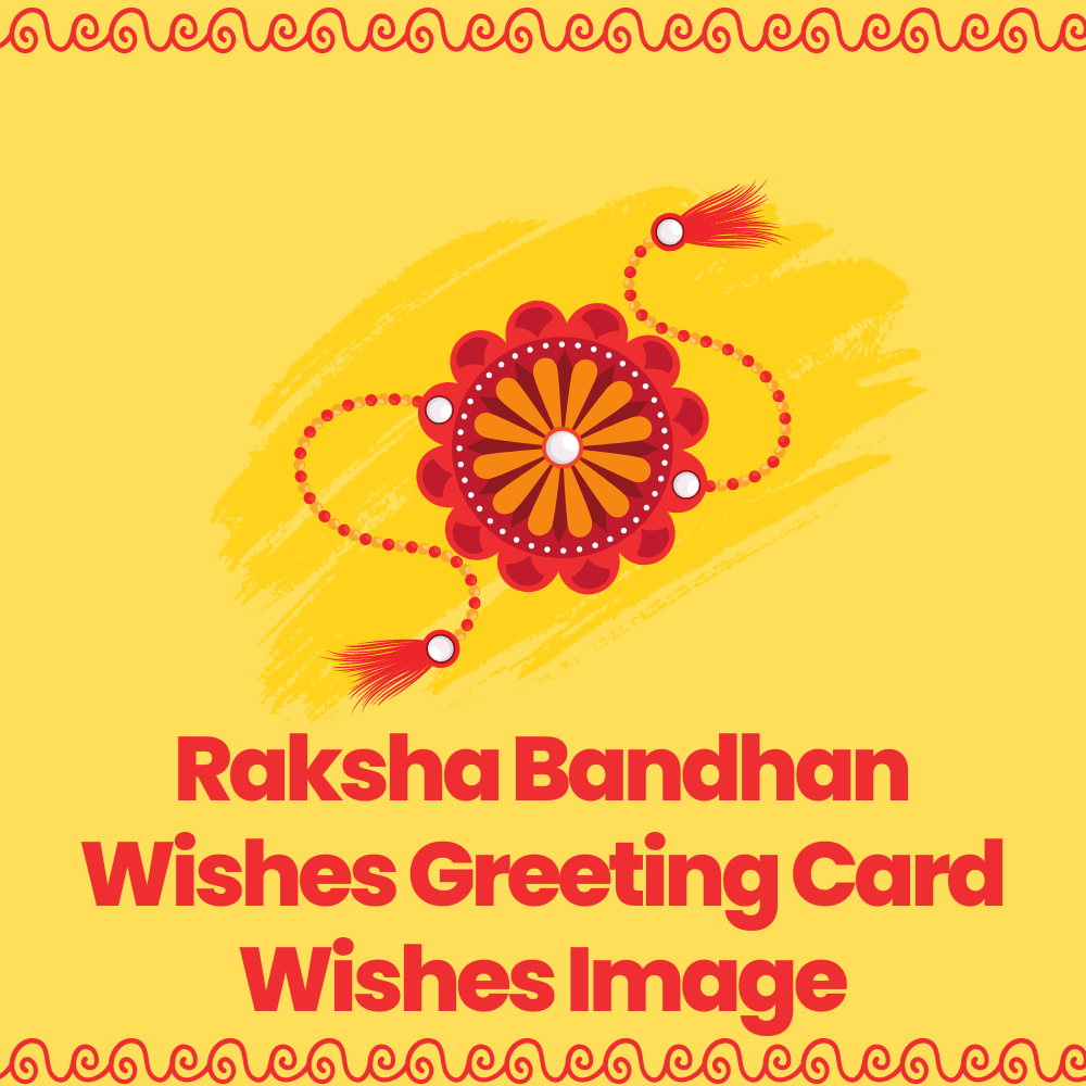 Happy RakshaBandhan Wish Card Card